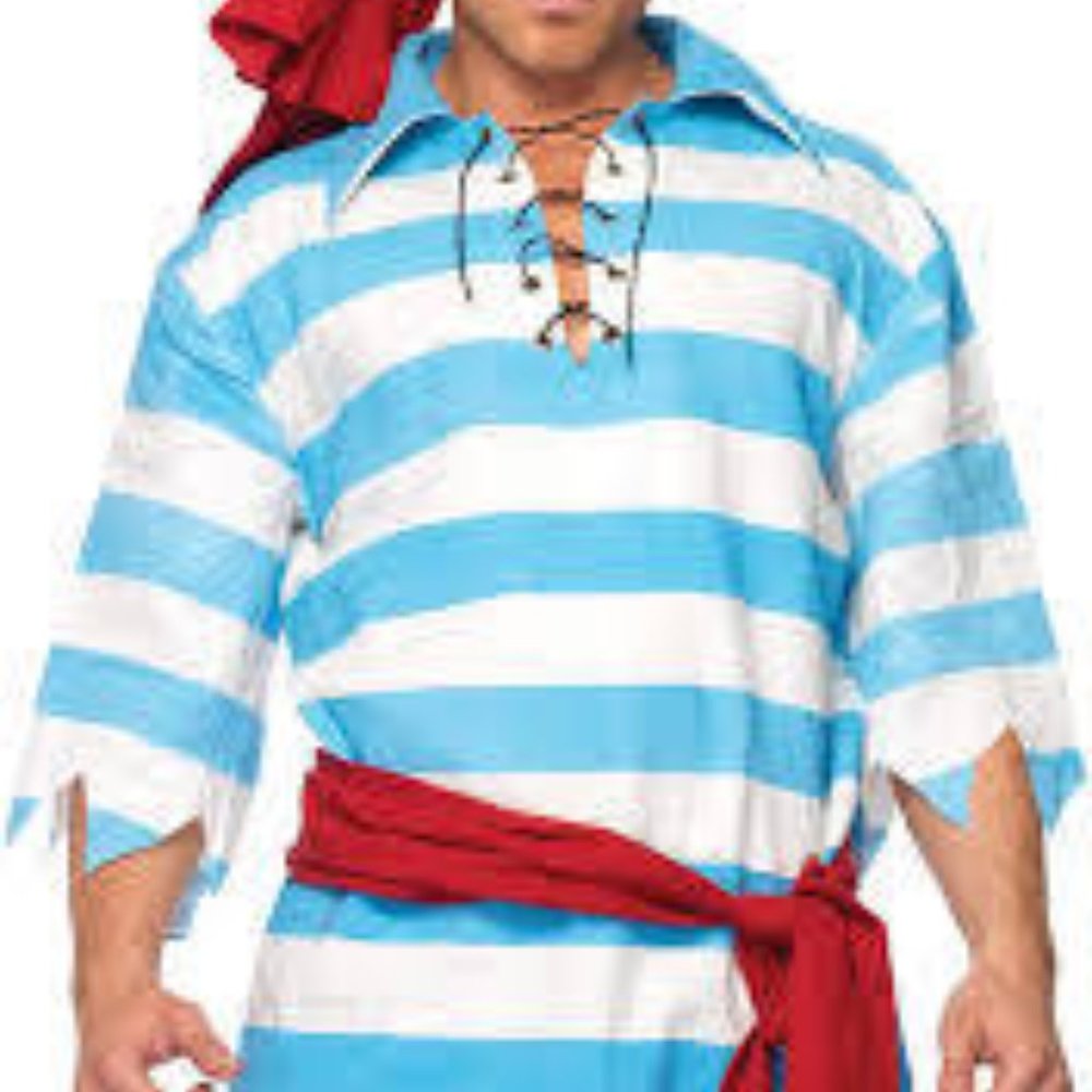 Leg Avenue Men's Pillaging Pirate Shirt